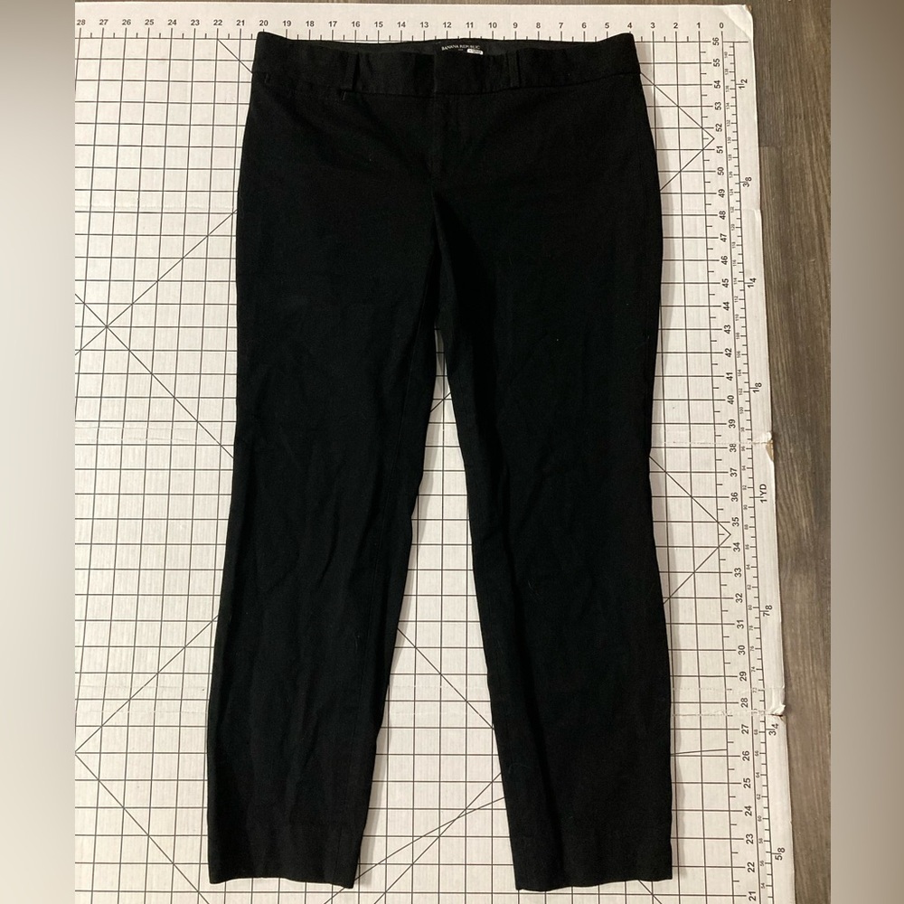 Banana Republic Women’s Size 8 Black Sloan Fit Trousers